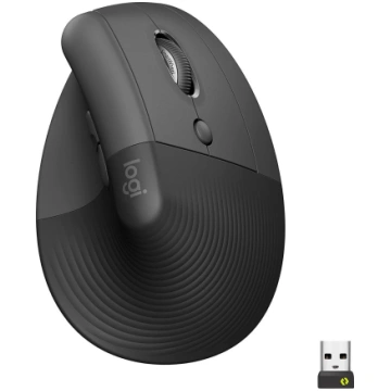 Logitech Lift, Mouse (graphite/black, right-handed