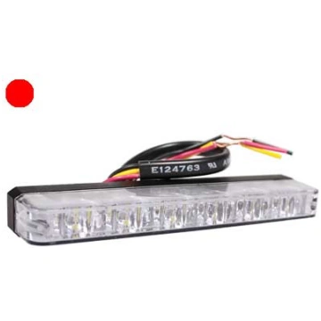 AXIXTECH LED horizontal signal lighthead, red 129,