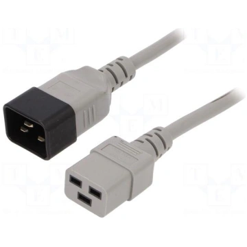 Cable | 3x1.5mm2 | IEC C19 female,IEC C20 male | P