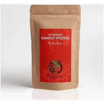 Pfefferbraut - Melnais Kampotas pipars - Roku lasī