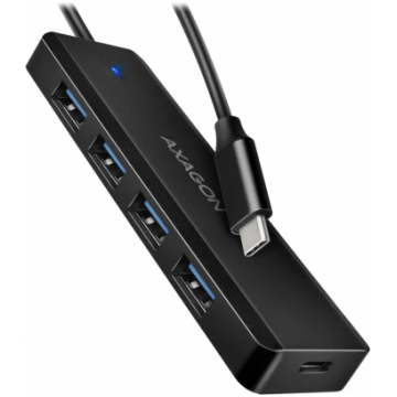 AXAGON HUE-C1C 4x USB3.2 Gen 1 Travel hub, USB-C p