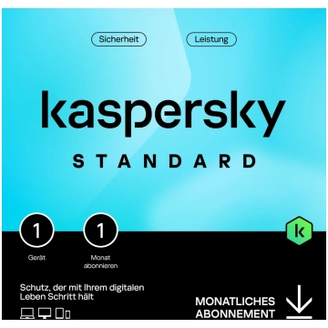 Kaspersky Standard Mobile - 1 Ierīce, 1 Mēnesis - 