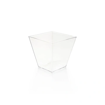 10 Coppette Trasparenti 60 ml - Monouso in Plastic