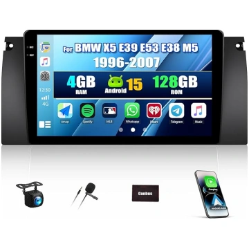 SIXWIN 4+128G Android 15 auto radio ar CarPlay/And