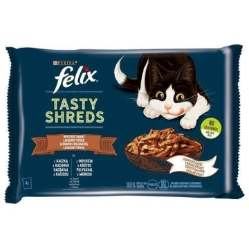 Mitrā kaķu barība Purina Tasty Shreds, tītara gaļa