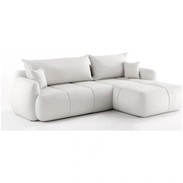 Quel Corner Sofa with Sleep Function and Bed Box, 