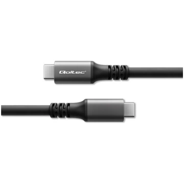 Qoltec USB-C PD 240W Thunderbolt 3/4 4K 40Gb/s 1m 