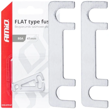 Drošinātāji Car FLAT type fuses 41mm 80A AMIO-0349