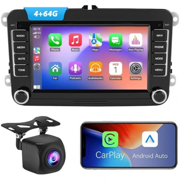 ESSGOO 4+64G Android 15 Autoradio CarPlay und Andr