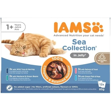 IAMS Delights Sea Collection mitrā kaķu barība - d