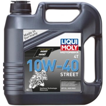 Motoreļļa LIQUI MOLY Motorbike 4T 10W-40 Street 4L