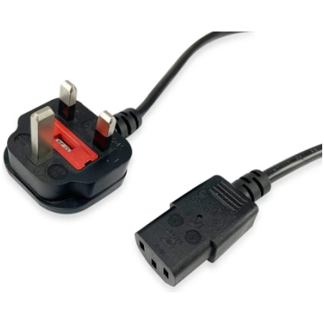 Equip 112300 power cable Black 2 m BS 1363 C13 cou