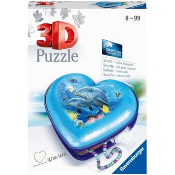 Ravensburger 3D mīklu sirds kaste zemūdens pasaule
