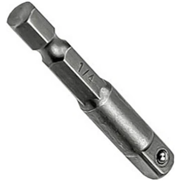 Uzgaļu turētājs magnētisks, HEX-kvadr., 1/4", CrV 