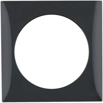 Hager Ramka pojedyncza Integro Flow czarna (091827