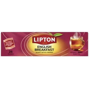 Melnā tēja LIPTON English Breakfast 25x2g