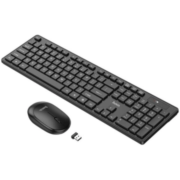 Bezvadu tastatūra un pele HOCO GM17 melnā krāsā