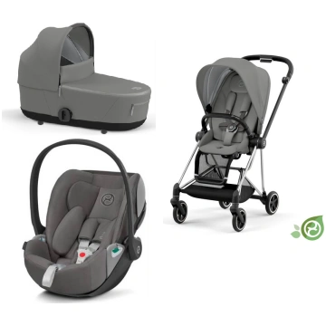 Cybex Mios 3.0 Eco Pearl Grey + Cloud Z2 i-Size + 