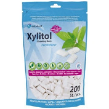 Miradent Xylitol košļājamās gumijas ar piparmētras