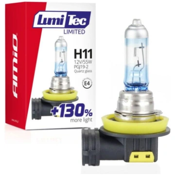 Halogen bulb H11 12V 55W LumiTec LIMITED +130% (02