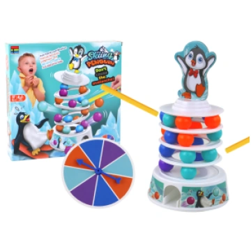 Arcade Game Penguin Balls Slide Tower Balls 17203-