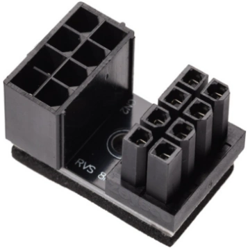 Adapteris InLine 26638F, 189 g, melna krās