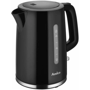 Elektriskā tējkanna AMICA 1.7l 2200W melna