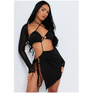 Cut Out Bolero Dress