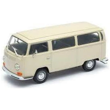 Modelīši - VW T2 bus, bēšs, 1972, 1:24, Welly | WE