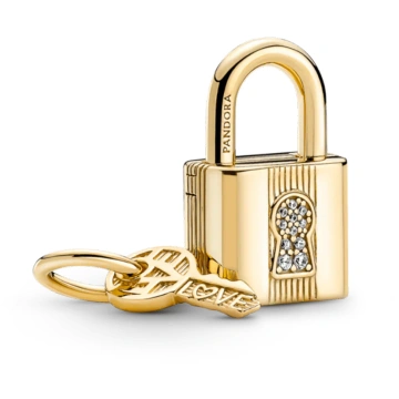 Piekarināmais slēdzenes un atslēgas amulets - Vien