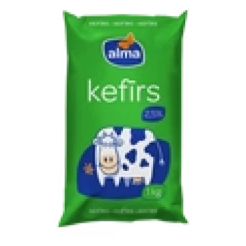 Kefīrs plēvē 2.5% 1kg Alma (mērvienība: gb)