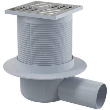 Alcaplast PP traps horizontāls 105x105/50 APV1 ner