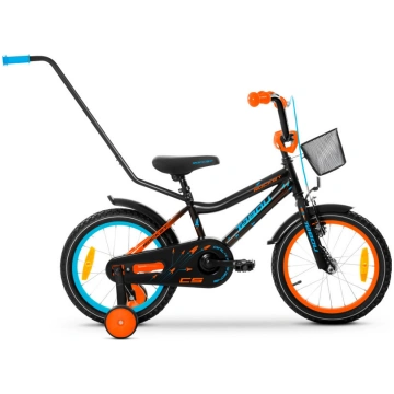 Bērnu velosipēds Tabou Rocket CS Alu 14, melns/ora