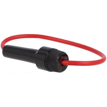 Fuse holder | 6.3x30mm,6.3x32mm | on cable | Imax: