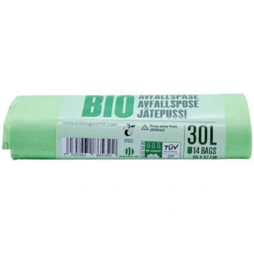 Bio kompostējami atkritumu maisi Biobag, 30 l, 14 
