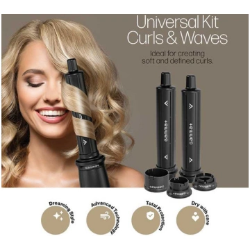 Gamma+ Universal Curls & Waves Kit - Fēna uzgaļi l