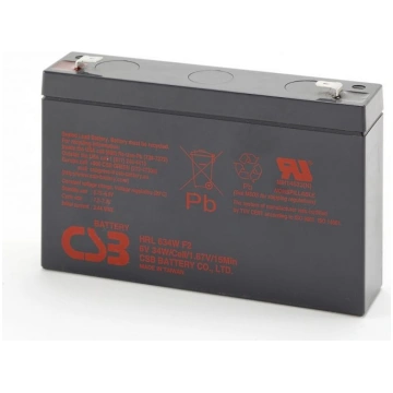 Akumulators hrl634wf2 6 V, 34 vati, 9 Ah CSB