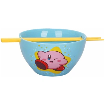 Kirby Star Cup Noodles Ceramic Ramen Bowl Set With