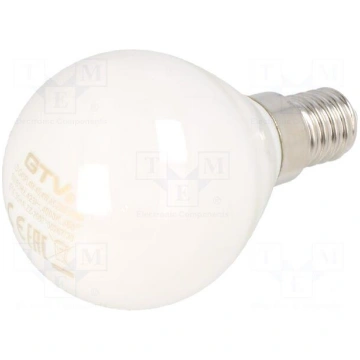 LED lamp | E14 | milky | 230VAC | 420lm | 4W | 360