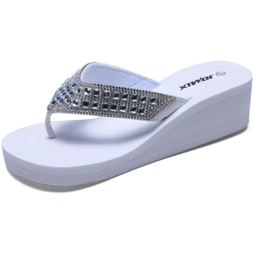 JOMIX Vasaras sandales Klinšu papēžs Flip Flops Si