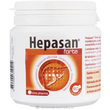 Hepasan Forte, 60 kapsulas
