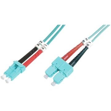 Digitus Fiber Optic Multimode Patch Cord, OM 3, LC