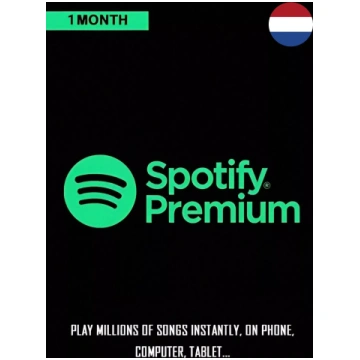 Spotify Netherlands 1 Month Gift Card MISSING