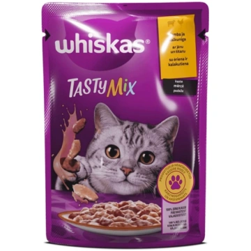 WHISKAS Mitrā kaķu barība Whiskas Lamb, turkey, jē