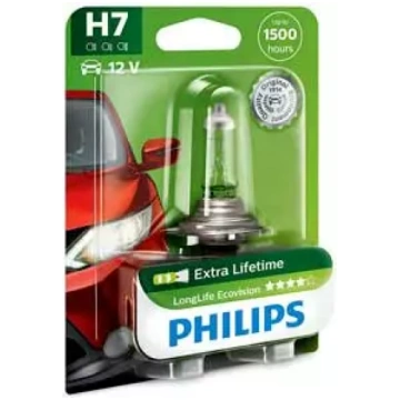 Halogēna spuldze Philips LongLife EcoVision H7 12V