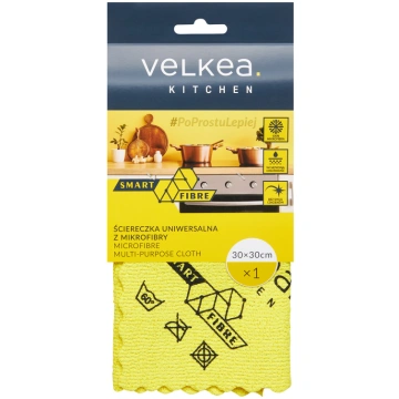 Lupatiņa, virtuvei Velkea Smart Fibre, dzeltena kr