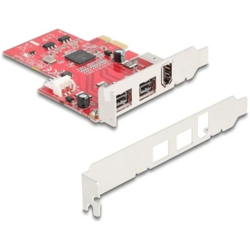 Delock PCI Express x1 Card to 2 x external FireWir
