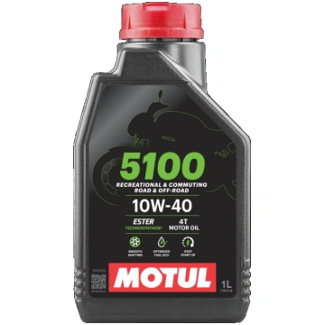 Motoreļļa 5100 Ester 4T 10W40 1L MOTUL 104066
