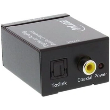 Adapter AV InLine Toslink - RCA (Cinch) czarny (65