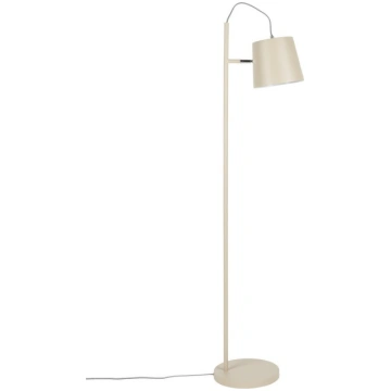 Bēša stāvlampa ar metāla abažūru (augstums 150 cm)